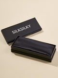 SilkSilky IT Seta pura Scarf Nero 001