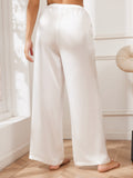 SilkSilky IT Seta pura Womens Pants Bianco 002