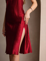 [Vino] SilkSilky-IT Sleeveless Vestiti da donna 004