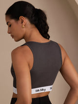 [Grigio] SilkSilky-IT Sleeveless Crew Neck Cami 002