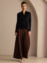 [Nero] SilkSilky-IT Long Sleeve Bluse 005