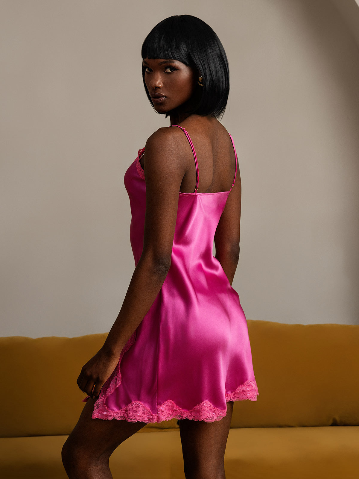 [Rosa Caldo] SilkSilky-IT Seta pura Nightgown 002