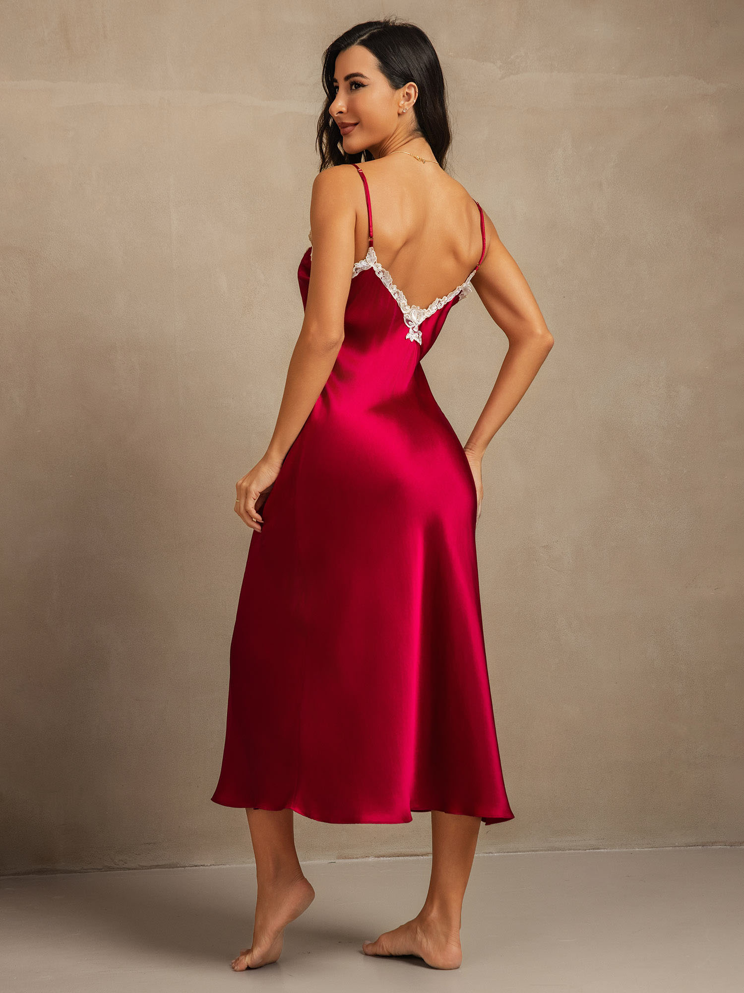[Vino] SilkSilky-IT 19Momme Seta pura Dress 002