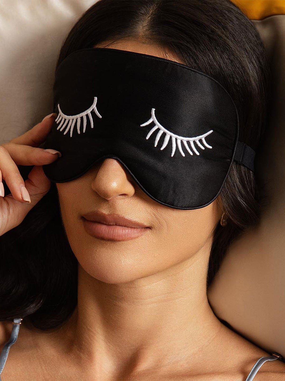 [CigliaBianche] SilkSilky-IT Seta pura Eye Mask 004