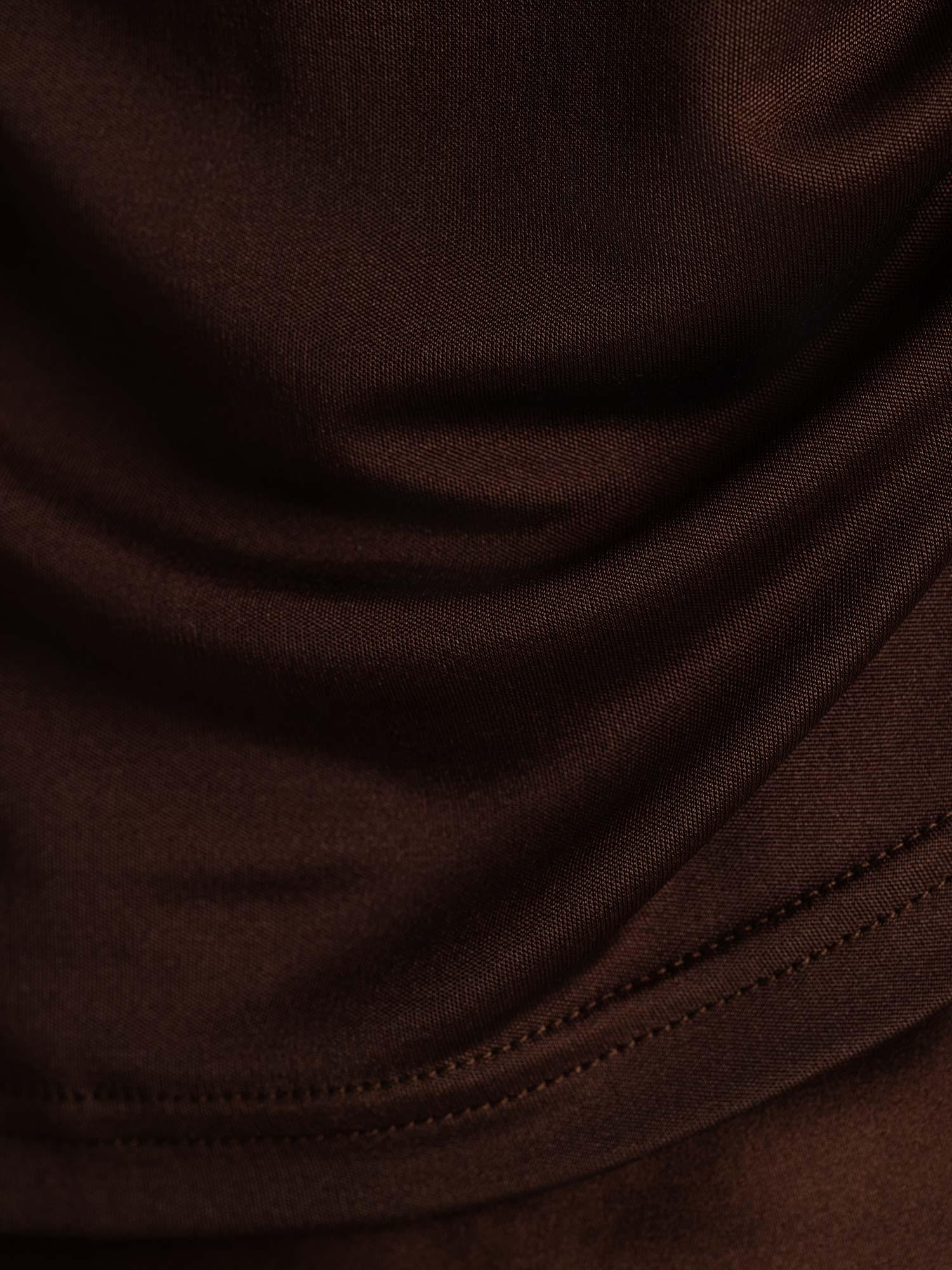 [Caffè] SilkSilky-IT Seta pura Colletto risvolto Magliette donna 005