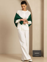 [Verde Scuro] SilkSilky-IT Sciarpa 004