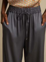 [GrigioScuro] SilkSilky-IT 19Momme Womens Pants 004