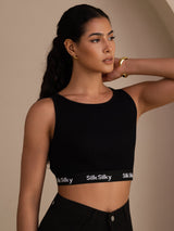 [Nero] SilkSilky-IT Sleeveless Crew Neck Cami 004