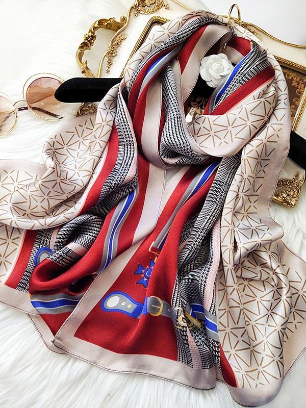 SilkSilky-IT Seta pura Scarf P090 001