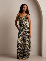 [Leopardo] SilkSilky-IT Seta pura Camisole Set 001,