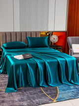 [Verde Acqua] SilkSilky-IT 22Momme Seta pura Bedding Set 005,