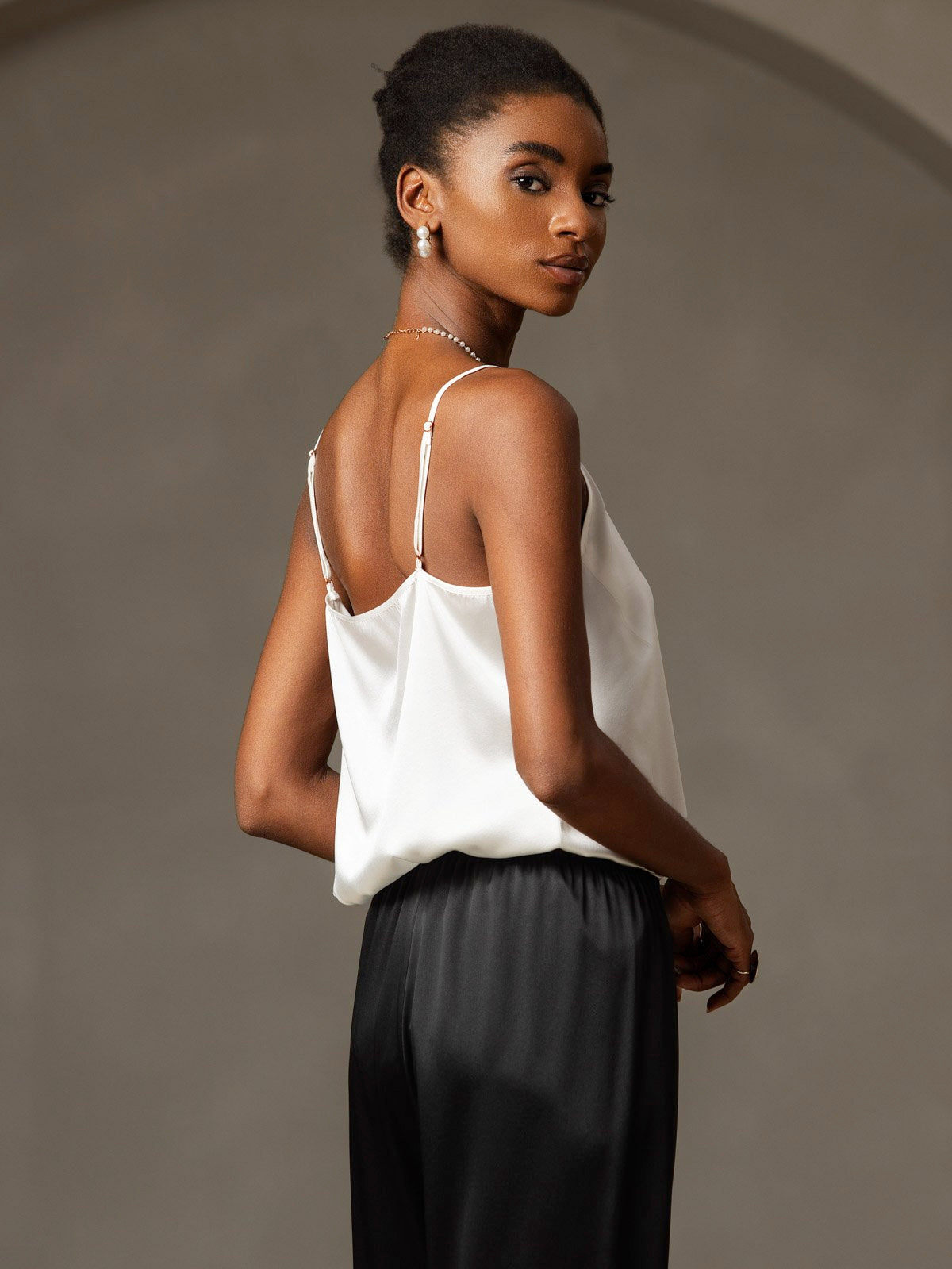 [Bianco] SilkSilky-IT 19Momme Seta Camisoles 004