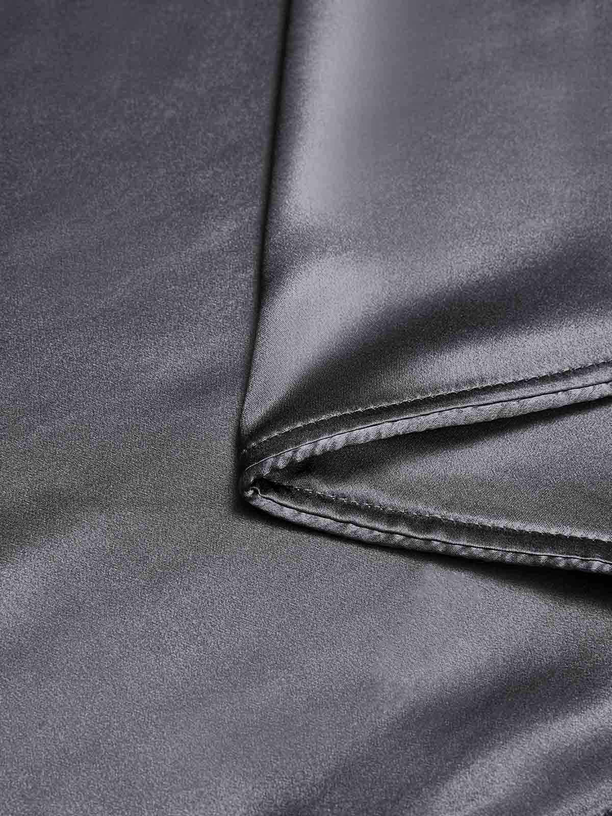 [Grigio Scuro] SilkSilky-IT 19Momme Duvet Covers 004