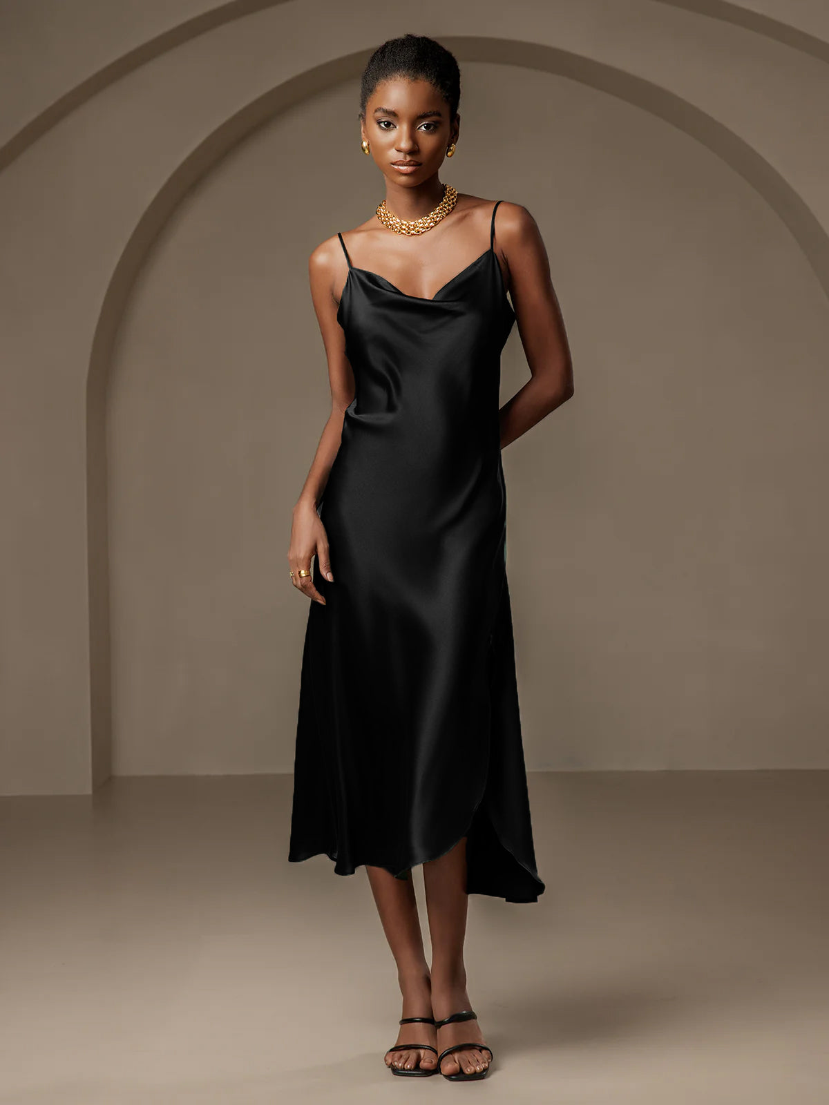 [Nero] SilkSilky-IT 19Momme Nightgown 001