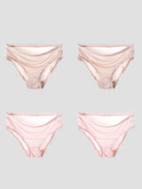[Beige+RosaChiaro] SilkSilky-IT Mutandine da donna 003