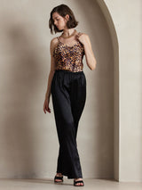 [Nero] SilkSilky-IT Pantaloni da donna 001