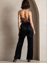 [Nero] SilkSilky-IT Pantaloni da donna 002