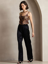 [Nero] SilkSilky-IT Pantaloni da donna 004