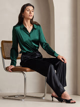 [Nero] SilkSilky-IT Pantaloni da donna 006