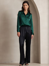 [Nero] SilkSilky-IT Pantaloni da donna 007