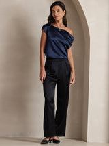 [Nero] SilkSilky-IT Pantaloni da donna 005
