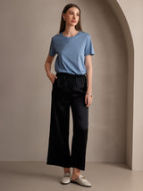 [Nero] SilkSilky-IT Pantaloni da donna 006