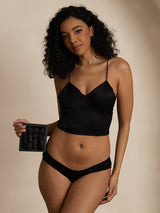 [Nero] SilkSilky-IT 19Momme Mutandine da donna 001