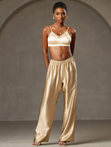 [Champagne] SilkSilky-IT Pantaloni da donna 003