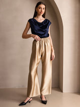[Champagne] SilkSilky-IT Pantaloni da donna 007