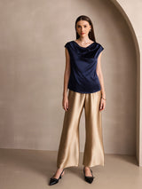 [Champagne] SilkSilky-IT Pantaloni da donna 008