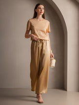 [Champagne] SilkSilky-IT Pantaloni da donna 003