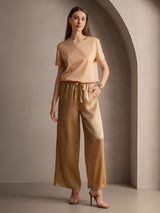 [Champagne] SilkSilky-IT Pantaloni da donna 006