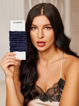 [Blu Scuro] SilkSilky-IT Nastri Per Cappelli 001
