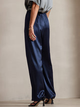 [Blu Scuro] SilkSilky-IT Pantaloni da donna 002
