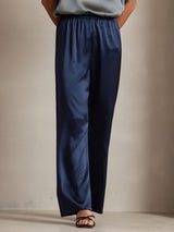 [Blu Scuro] SilkSilky-IT Pantaloni da donna 003