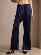 [Blu Scuro] SilkSilky-IT Pantaloni da donna 007