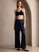 [Blu Scuro] SilkSilky-IT Pantaloni da donna 008