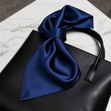 [Blu Scuro] SilkSilky-IT Sciarpa 001
