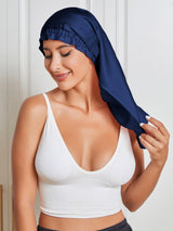 [Blu Scuro] SilkSilky-IT Sleep Cap 005