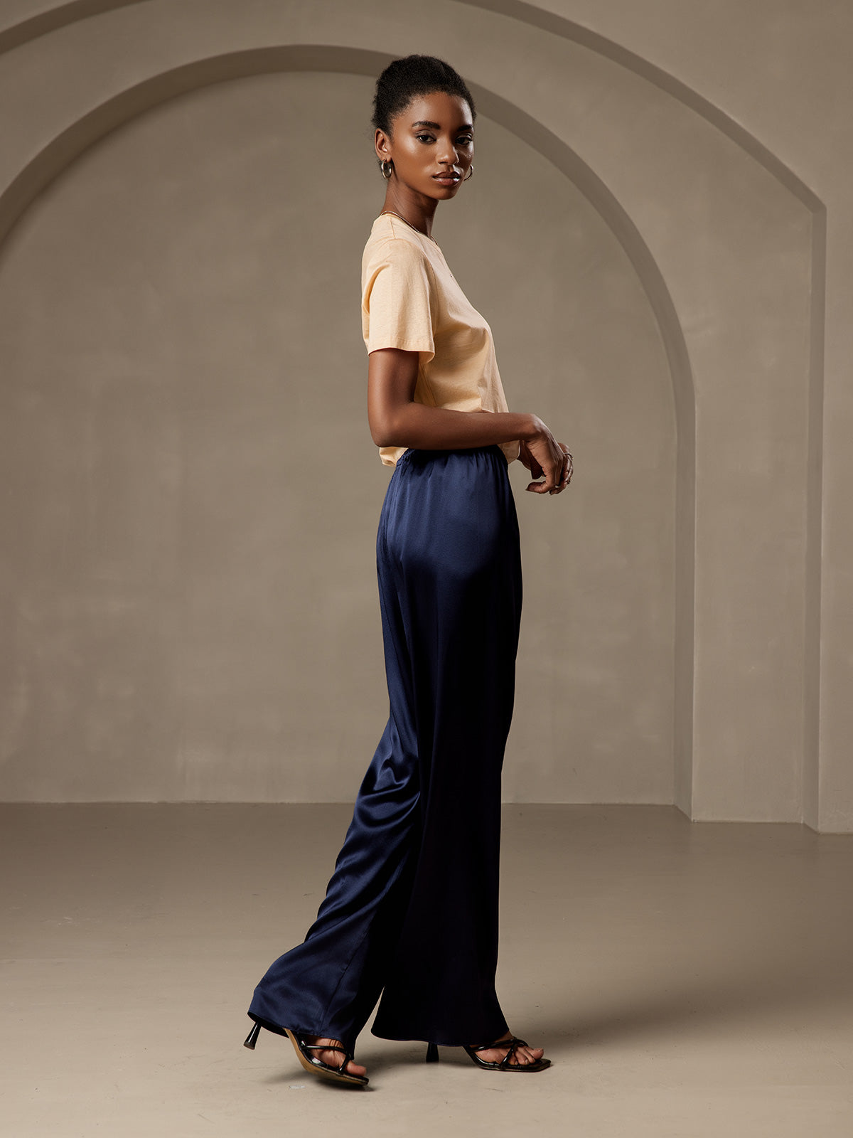 [Blu Scuro] SilkSilky-IT Womens Pants 004