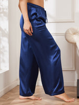 [Blu Scuro] SilkSilky-IT Pantaloni da donna 004