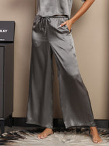 [Grigio Scuro] SilkSilky-IT Pantaloni da donna 001