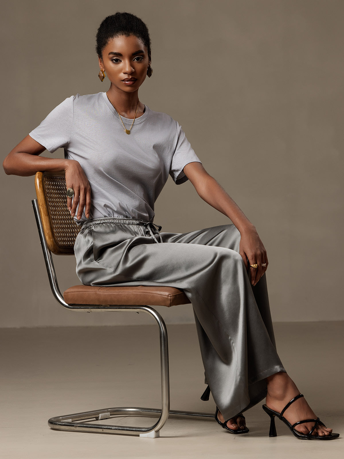 [Grigio Scuro] SilkSilky-IT Womens Pants 003