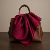 [Rosso Scuro] SilkSilky-IT Sciarpa 003
