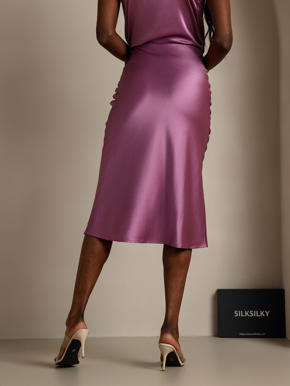 [Viola Scuro] SilkSilky-IT 19Momme Skirt 002