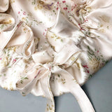 [Floral] SilkSilky-IT Cuffia di seta 007