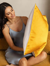 [Oro+BeigeChiaro] SilkSilky-IT 22Momme Seta pura Pillowcase 002