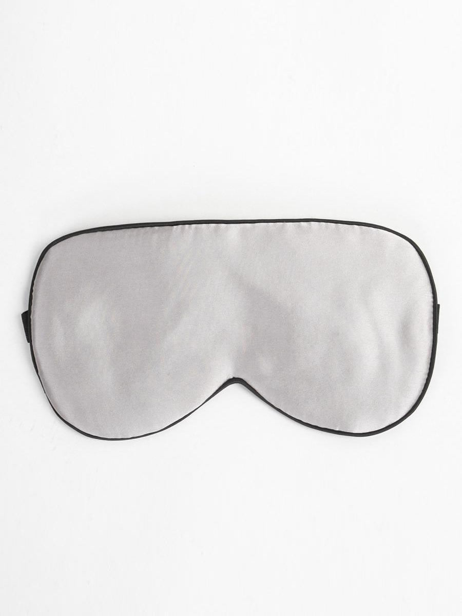 [Grigio] SilkSilky-IT Mascherina da Notte 005