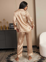 [Multi] SilkSilky-IT Manica lunga Pigiami da donna 002