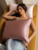 [MalvaPallido+RosaChiaro] SilkSilky-IT 19Momme Seta pura Pillowcase 004